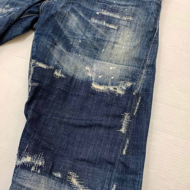 【中古品】【メンズ】 DSQUARED2 ディースクエアード 22AW DARK REVEAL WASH SEXY TWIST JEANS S74LB1049 S30342 ダークリビールウォッシュ セクシーツイスト ジーンズ ボトムス デニムパンツ 152-260504-ko-22-tei サイズ：44 カラー：インディゴ 万代Net店
