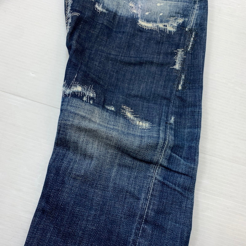 【中古品】【メンズ】 DSQUARED2 ディースクエアード 22AW DARK REVEAL WASH SEXY TWIST JEANS S74LB1049 S30342 ダークリビールウォッシュ セクシーツイスト ジーンズ ボトムス デニムパンツ 152-260504-ko-22-tei サイズ：44 カラー：インディゴ 万代Net店