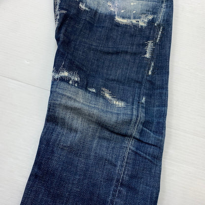 【中古品】【メンズ】 DSQUARED2 ディースクエアード 22AW DARK REVEAL WASH SEXY TWIST JEANS S74LB1049 S30342 ダークリビールウォッシュ セクシーツイスト ジーンズ ボトムス デニムパンツ 152-260504-ko-22-tei サイズ：44 カラー：インディゴ 万代Net店