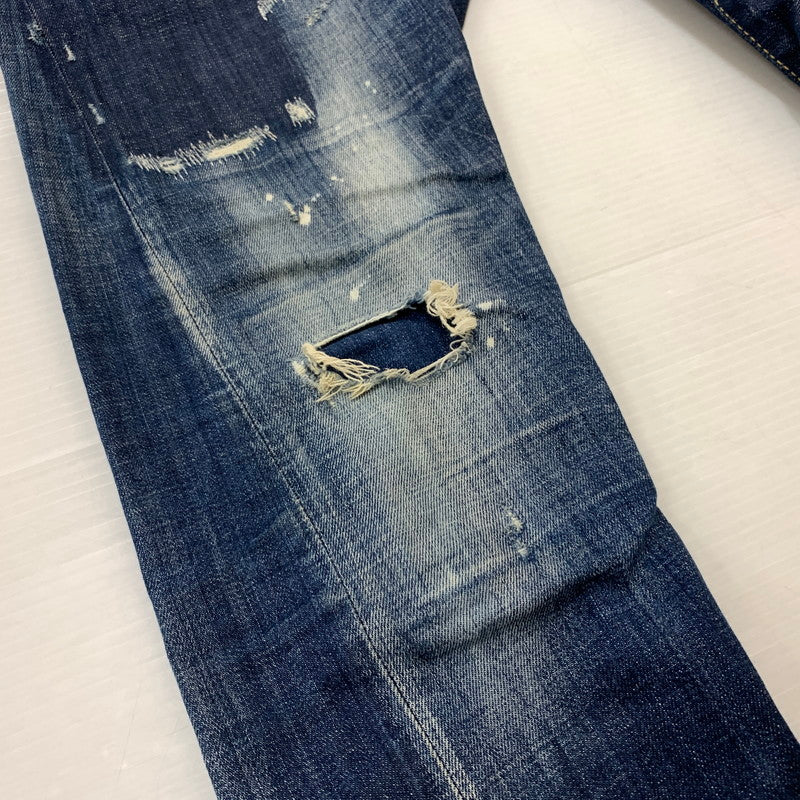 【中古品】【メンズ】 DSQUARED2 ディースクエアード 22AW DARK REVEAL WASH SEXY TWIST JEANS S74LB1049 S30342 ダークリビールウォッシュ セクシーツイスト ジーンズ ボトムス デニムパンツ 152-260504-ko-22-tei サイズ：44 カラー：インディゴ 万代Net店