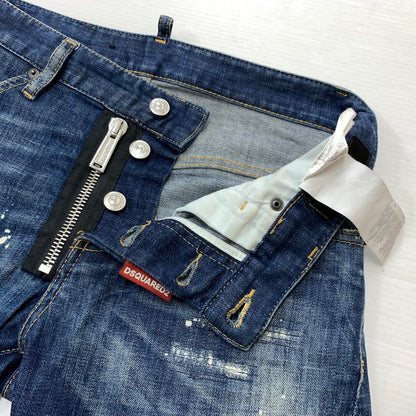 【中古品】【メンズ】 DSQUARED2 ディースクエアード 22AW DARK REVEAL WASH SEXY TWIST JEANS S74LB1049 S30342 ダークリビールウォッシュ セクシーツイスト ジーンズ ボトムス デニムパンツ 152-260504-ko-22-tei サイズ：44 カラー：インディゴ 万代Net店