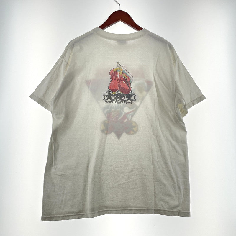 【現状渡し品】【メンズ】 00's INU YASHA S/S PRINT TEE 00年代 犬夜叉 ショートスリーブ プリント Tシャツ 半袖 トップス ANVILボディ 145-260507-ks-22-tei サイズ：L/※シミ汚れあり カラー：ホワイト 万代Net店