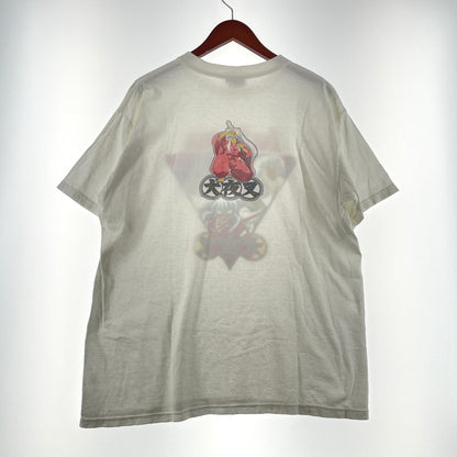 【現状渡し品】【メンズ】 00's INU YASHA S/S PRINT TEE 00年代 犬夜叉 ショートスリーブ プリント Tシャツ 半袖 トップス ANVILボディ 145-260507-ks-22-tei サイズ：L/※シミ汚れあり カラー：ホワイト 万代Net店