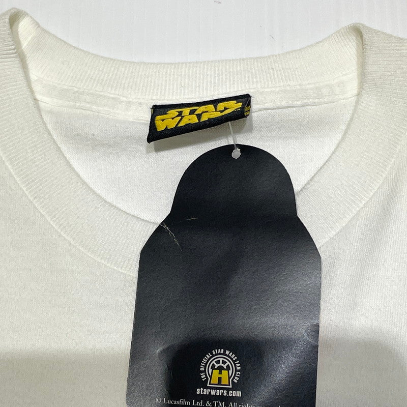 【中古品】【メンズ】 STARWARS スターウォーズ 00'S DARTH VADER TEE ダースベイダー ヴィンテージTシャツ 145-260818-nm-74-tei サイズ：不明 カラー：ホワイト 万代Net店