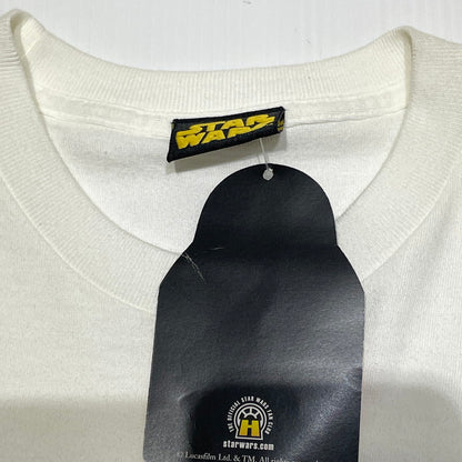 【中古品】【メンズ】 STARWARS スターウォーズ 00'S DARTH VADER TEE ダースベイダー ヴィンテージTシャツ 145-260818-nm-74-tei サイズ：不明 カラー：ホワイト 万代Net店