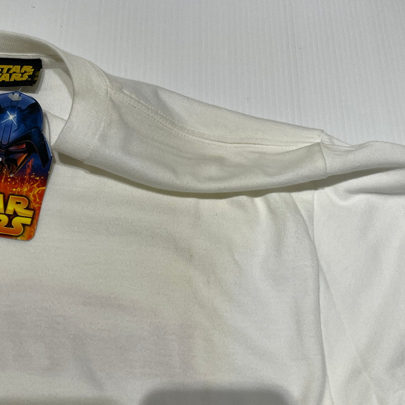 【中古品】【メンズ】 STARWARS スターウォーズ 00'S DARTH VADER TEE ダースベイダー ヴィンテージTシャツ 145-260818-nm-74-tei サイズ：不明 カラー：ホワイト 万代Net店