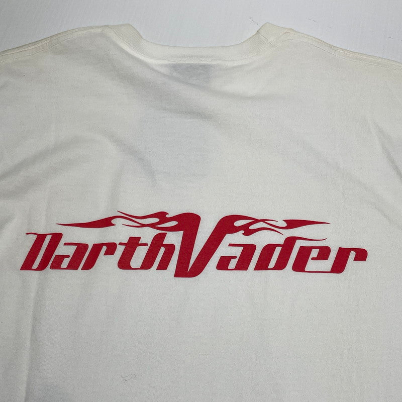 【中古品】【メンズ】 STARWARS スターウォーズ 00'S DARTH VADER TEE ダースベイダー ヴィンテージTシャツ 145-260818-nm-74-tei サイズ：不明 カラー：ホワイト 万代Net店