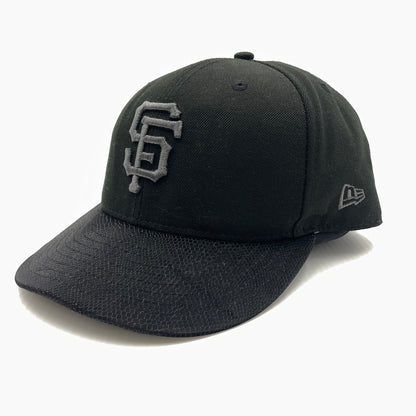 【現状渡し品】【メンズ】 NEW ERA ニューエラ GIANTS BASEBALL CAP サンフランシスコ ジャイアンツ ベースボールキャップ 帽子 185-260809-ko-07-tei サイズ：59.6cm カラー：ブラック 万代Net店