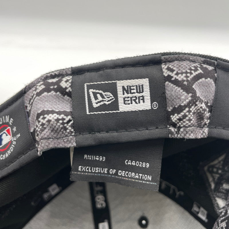 【現状渡し品】【メンズ】 NEW ERA ニューエラ GIANTS BASEBALL CAP サンフランシスコ ジャイアンツ ベースボールキャップ 帽子 185-260809-ko-07-tei サイズ：59.6cm カラー：ブラック 万代Net店