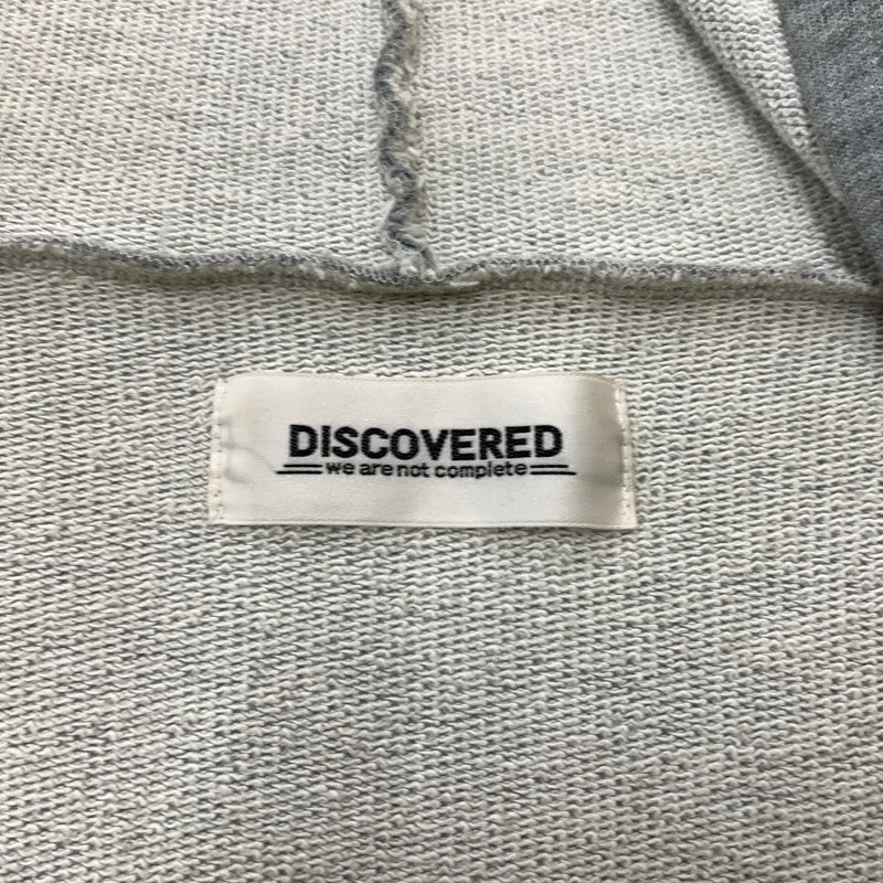 【中古品】【メンズ】 DISCOVERED ディスカバード × CHAMPION チャンピオン 別注 コラボ WIDE SWEAT HOODIE ワイド スウェット フーディ トップス フルジップパーカー 再構築 140-260504-ko-09-fuzh サイズ：不明 カラー：グレー 万代Net店