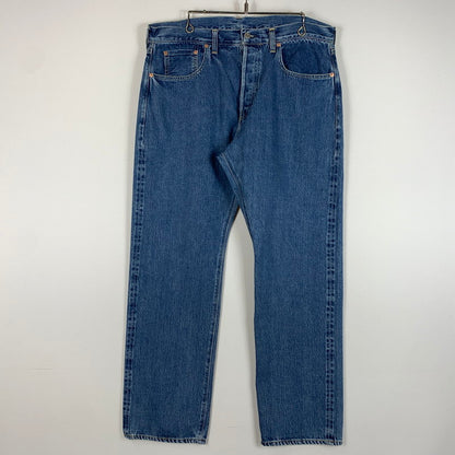 【中古品】【メンズ】 RADIALL ラディアル KUSTOM 350B STRAIGHT FIT PANTS RAD-DNM-PT011-02 ストレート フィット パンツ ボトムス デニムパンツ ジーンズ ウォッシュ加工 153-260504-ko-23-tei サイズ：34 カラー：ライトインディゴ 万代Net店