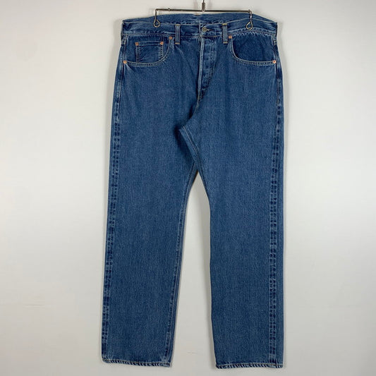 【中古品】【メンズ】 RADIALL ラディアル KUSTOM 350B STRAIGHT FIT PANTS RAD-DNM-PT011-02 ストレート フィット パンツ ボトムス デニムパンツ ジーンズ ウォッシュ加工 153-260504-ko-23-tei サイズ：34 カラー：ライトインディゴ 万代Net店