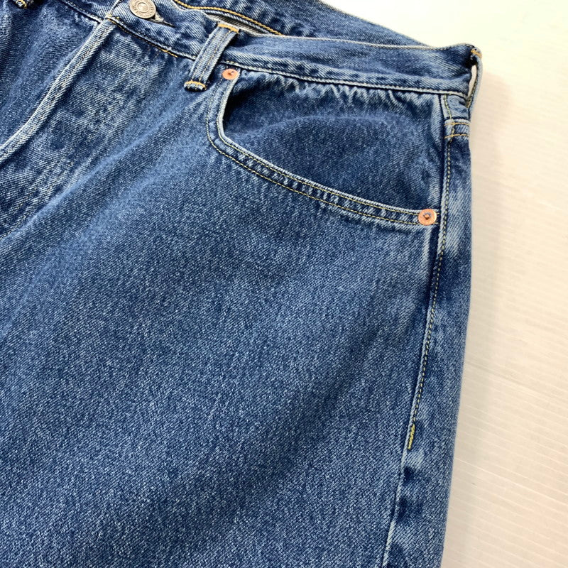 【中古品】【メンズ】 RADIALL ラディアル KUSTOM 350B STRAIGHT FIT PANTS RAD-DNM-PT011-02 ストレート フィット パンツ ボトムス デニムパンツ ジーンズ ウォッシュ加工 153-260504-ko-23-tei サイズ：34 カラー：ライトインディゴ 万代Net店
