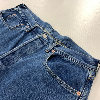 【中古品】【メンズ】 RADIALL ラディアル KUSTOM 350B STRAIGHT FIT PANTS RAD-DNM-PT011-02 ストレート フィット パンツ ボトムス デニムパンツ ジーンズ ウォッシュ加工 153-260504-ko-23-tei サイズ：34 カラー：ライトインディゴ 万代Net店