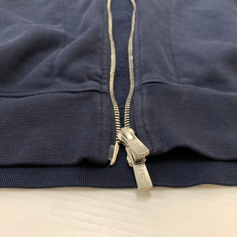 【中古品】【メンズ】 KITH キス ZIP UP HOODIE KHM030310 ジップアップ フーディ トップス フルジップパーカー 142-260504-ko-07-tei サイズ：XL カラー：ネイビー 万代Net店