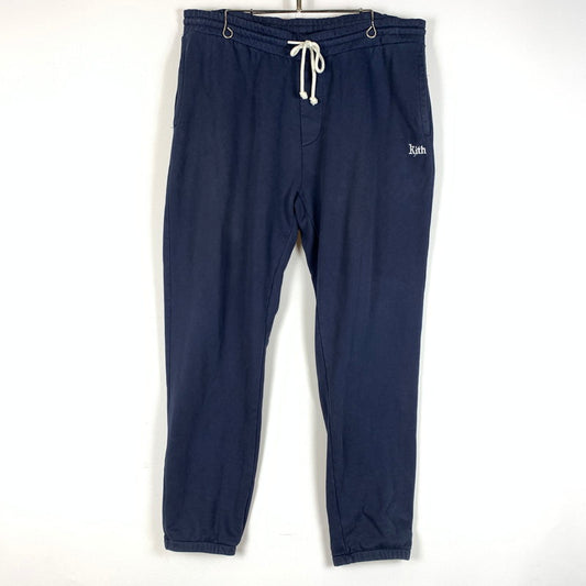 【中古品】【メンズ】 KITH キス SWEAT PANTS KHM060092 スウェット パンツ ボトムス イージーパンツ 153-260504-ko-19-tei サイズ：XXL カラー：ネイビー 万代Net店