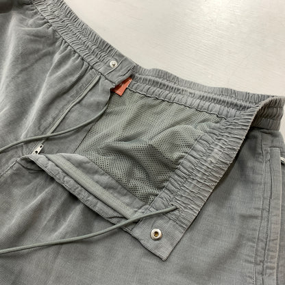 【中古品】【メンズ】 KITH キス WASHED SUMMER MICRO CORD ACTIVE SHORT KHM060133 ウォッシュド サマー マイクロ コード アクティブ ショーツ ボトムス 短パン 153-260730-sa-21-tei サイズ：XXL カラー：グレー 万代Net店