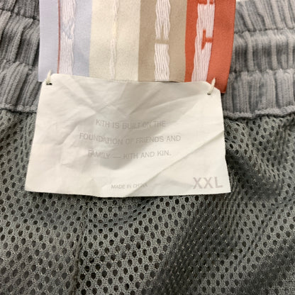 【中古品】【メンズ】 KITH キス WASHED SUMMER MICRO CORD ACTIVE SHORT KHM060133 ウォッシュド サマー マイクロ コード アクティブ ショーツ ボトムス 短パン 153-260730-sa-21-tei サイズ：XXL カラー：グレー 万代Net店