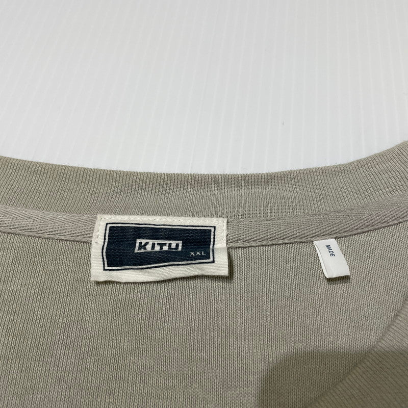 【中古品】【メンズ】 KITH キス L/S QUINN TEE KHM030317 ロングスリーブ クイン Tシャツ 半袖 トップス 142-260723-sa-03-tei サイズ：XXL カラー：グレー 万代Net店