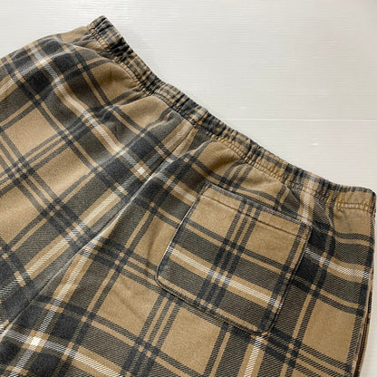 【中古品】【メンズ】 Supreme シュプリーム 21SS PLAID SWEAT SHORT プレイド スウェット ショーツ ボトムス ハーフパンツ ショートパンツ 149-260502-yo-07-tei サイズ：XL カラー：ブラウン 万代Net店