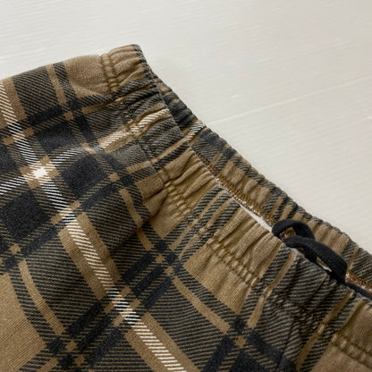 【中古品】【メンズ】 Supreme シュプリーム 21SS PLAID SWEAT SHORT プレイド スウェット ショーツ ボトムス ハーフパンツ ショートパンツ 149-260502-yo-07-tei サイズ：XL カラー：ブラウン 万代Net店