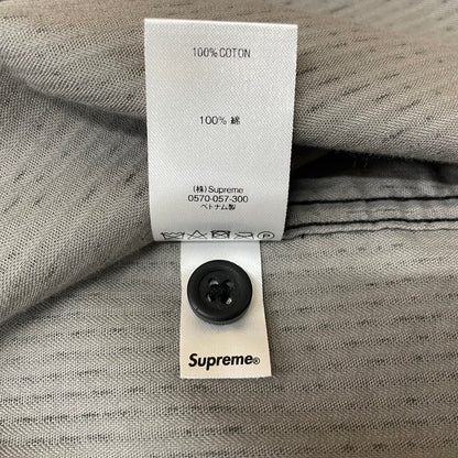 【中古品】【メンズ】 Supreme シュプリーム 20AW SNAKESKIN CORDUROY ZIP UP SHIRT スネークスキン コーデュロイ ジップアップ シャツジャケット ライトアウター 149-260502-yo-08-fuzh サイズ：XL カラー：グレー/ブラック 万代Net店