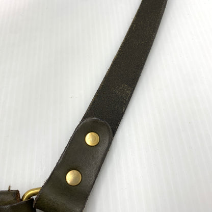 【中古品】【メンズ】 vasco ヴァスコ LEATHER WAIST BAG LARGE カバン VS-243L レザー ウエスト バッグ カバン ボディバッグ ラージ 188-260723-ko-06-tei サイズ：L カラー：オリーブ 万代Net店