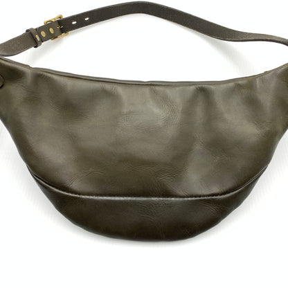 【中古品】【メンズ】 vasco ヴァスコ LEATHER WAIST BAG LARGE カバン VS-243L レザー ウエスト バッグ カバン ボディバッグ ラージ 188-260723-ko-06-tei サイズ：L カラー：オリーブ 万代Net店
