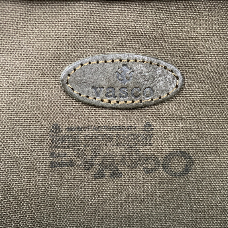 【中古品】【メンズ】 vasco ヴァスコ LEATHER WAIST BAG LARGE カバン VS-243L レザー ウエスト バッグ カバン ボディバッグ ラージ 188-260723-ko-06-tei サイズ：L カラー：オリーブ 万代Net店