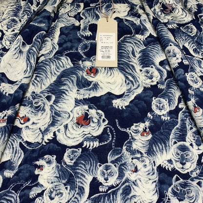 【中古品】【メンズ】 GYPSY＆SONS ジプシーアンドサンズ INDIGO HUNDLED TIGER SHIRTS GS2449926A インディゴ 百虎 シャツ 半袖 トップス 140-260615-yo-13-tei サイズ：03 カラー：ブルー 万代Net店