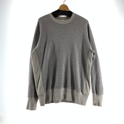【中古品】【メンズ】 LOOPWHEELER ループウィラー 100年起毛 SWEATSHIRT スウェットシャツ トレーナー 140-260730-ny-09-fuzh サイズ：L カラー：グレー 万代Net店