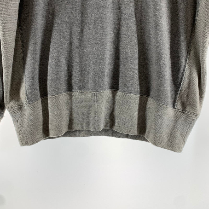 【中古品】【メンズ】 LOOPWHEELER ループウィラー 100年起毛 SWEATSHIRT スウェットシャツ トレーナー 140-260730-ny-09-fuzh サイズ：L カラー：グレー 万代Net店