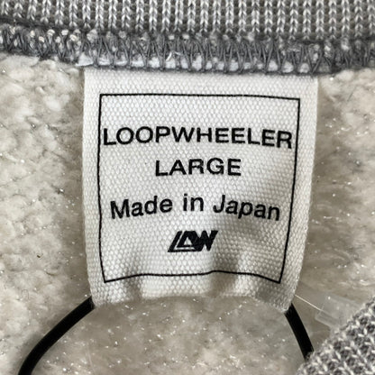 【中古品】【メンズ】 LOOPWHEELER ループウィラー 100年起毛 SWEATSHIRT スウェットシャツ トレーナー 140-260730-ny-09-fuzh サイズ：L カラー：グレー 万代Net店