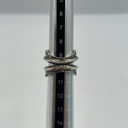 【中古品】【メンズ】 BIG HAND ビッグハンド BLUE TOPAZ RING ACCESSORY ブルートパーズリング アクセサリー 指輪 191-260720-ss-04-tei サイズ：9.5号 カラー：シルバー 万代Net店
