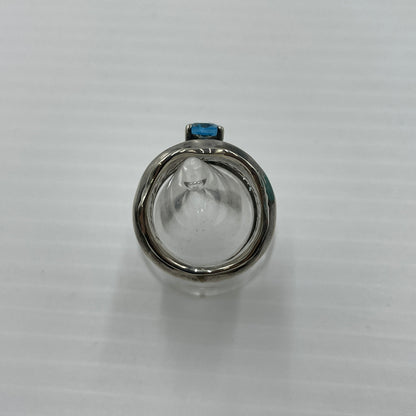 【中古品】【メンズ】 BIG HAND ビッグハンド BLUE TOPAZ RING ACCESSORY ブルートパーズリング アクセサリー 指輪 191-260720-ss-04-tei サイズ：9.5号 カラー：シルバー 万代Net店