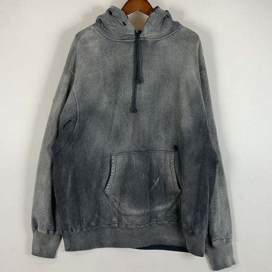 【中古品】【メンズ】 BOWWOW バウワウ HARD AGING HOODIE ハード エイジング フーディ トップス プルオーバーパーカー ヴィンテージ加工 140-260504-ko-06-fuzh サイズ：XL カラー：グレー 万代Net店
