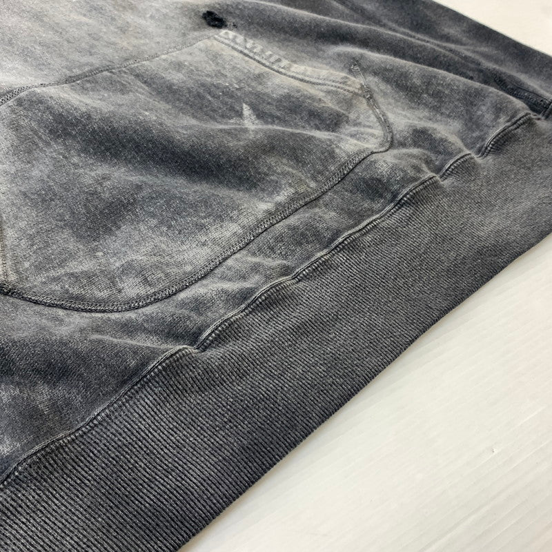 【中古品】【メンズ】 BOWWOW バウワウ HARD AGING HOODIE ハード エイジング フーディ トップス プルオーバーパーカー ヴィンテージ加工 140-260504-ko-06-fuzh サイズ：XL カラー：グレー 万代Net店