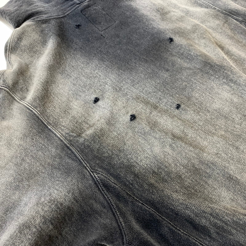 【中古品】【メンズ】 BOWWOW バウワウ HARD AGING HOODIE ハード エイジング フーディ トップス プルオーバーパーカー ヴィンテージ加工 140-260504-ko-06-fuzh サイズ：XL カラー：グレー 万代Net店