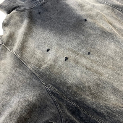 【中古品】【メンズ】 BOWWOW バウワウ HARD AGING HOODIE ハード エイジング フーディ トップス プルオーバーパーカー ヴィンテージ加工 140-260504-ko-06-fuzh サイズ：XL カラー：グレー 万代Net店