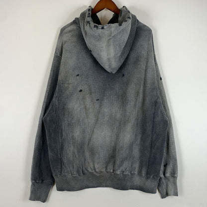 【中古品】【メンズ】 BOWWOW バウワウ HARD AGING HOODIE ハード エイジング フーディ トップス プルオーバーパーカー ヴィンテージ加工 140-260504-ko-06-fuzh サイズ：XL カラー：グレー 万代Net店