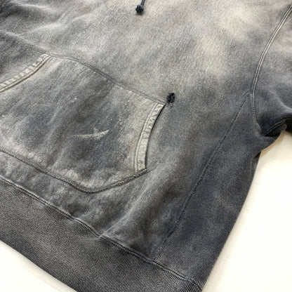 【中古品】【メンズ】 BOWWOW バウワウ HARD AGING HOODIE ハード エイジング フーディ トップス プルオーバーパーカー ヴィンテージ加工 140-260504-ko-06-fuzh サイズ：XL カラー：グレー 万代Net店