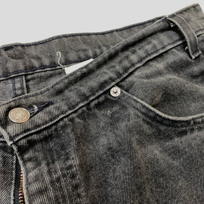 【現状渡し品】【メンズ】 LEVI'S リーバイス 550 RELAXED FIT TAPPERED LEG DENIM PANTS リラックス フィット テーパード デニムパンツ ボトムス ジーンズ オレンジタブ 156-260504-ko-18-tei サイズ：36 カラー：ブラック 万代Net店