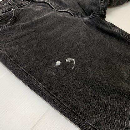 【現状渡し品】【メンズ】 LEVI'S リーバイス 550 RELAXED FIT TAPPERED LEG DENIM PANTS リラックス フィット テーパード デニムパンツ ボトムス ジーンズ オレンジタブ 156-260504-ko-18-tei サイズ：36 カラー：ブラック 万代Net店