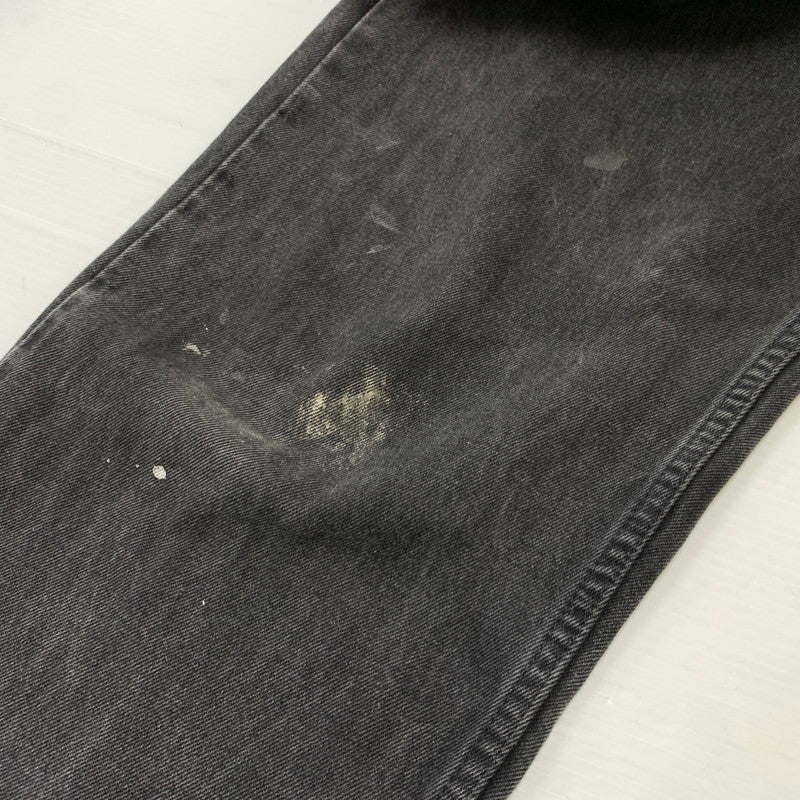 【現状渡し品】【メンズ】 LEVI'S リーバイス 550 RELAXED FIT TAPPERED LEG DENIM PANTS リラックス フィット テーパード デニムパンツ ボトムス ジーンズ オレンジタブ 156-260504-ko-18-tei サイズ：36 カラー：ブラック 万代Net店