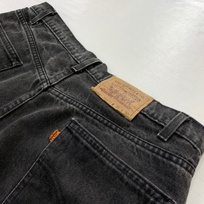 【現状渡し品】【メンズ】 LEVI'S リーバイス 550 RELAXED FIT TAPPERED LEG DENIM PANTS リラックス フィット テーパード デニムパンツ ボトムス ジーンズ オレンジタブ 156-260504-ko-18-tei サイズ：36 カラー：ブラック 万代Net店
