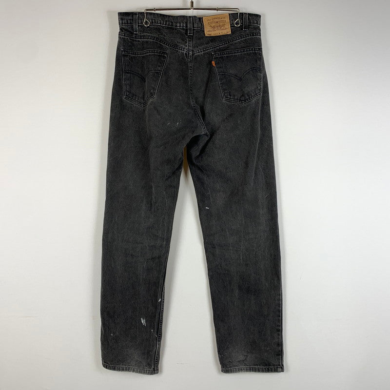 【現状渡し品】【メンズ】 LEVI'S リーバイス 550 RELAXED FIT TAPPERED LEG DENIM PANTS リラックス フィット テーパード デニムパンツ ボトムス ジーンズ オレンジタブ 156-260504-ko-18-tei サイズ：36 カラー：ブラック 万代Net店