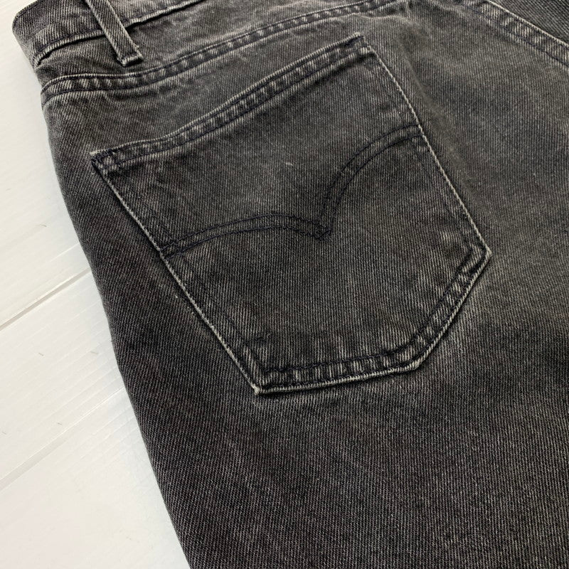 【現状渡し品】【メンズ】 LEVI'S リーバイス 550 RELAXED FIT TAPPERED LEG DENIM PANTS リラックス フィット テーパード デニムパンツ ボトムス ジーンズ オレンジタブ 156-260504-ko-18-tei サイズ：36 カラー：ブラック 万代Net店