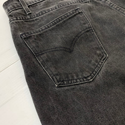 【現状渡し品】【メンズ】 LEVI'S リーバイス 550 RELAXED FIT TAPPERED LEG DENIM PANTS リラックス フィット テーパード デニムパンツ ボトムス ジーンズ オレンジタブ 156-260504-ko-18-tei サイズ：36 カラー：ブラック 万代Net店