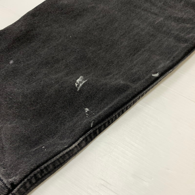 【現状渡し品】【メンズ】 LEVI'S リーバイス 550 RELAXED FIT TAPPERED LEG DENIM PANTS リラックス フィット テーパード デニムパンツ ボトムス ジーンズ オレンジタブ 156-260504-ko-18-tei サイズ：36 カラー：ブラック 万代Net店