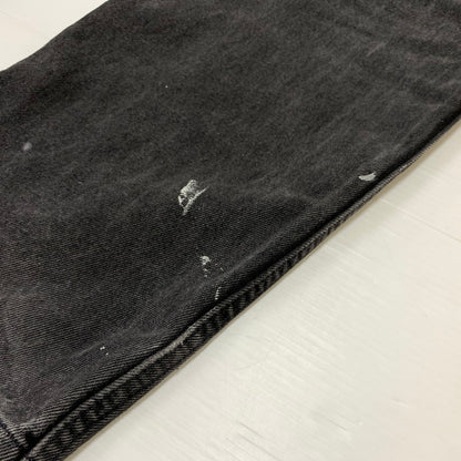 【現状渡し品】【メンズ】 LEVI'S リーバイス 550 RELAXED FIT TAPPERED LEG DENIM PANTS リラックス フィット テーパード デニムパンツ ボトムス ジーンズ オレンジタブ 156-260504-ko-18-tei サイズ：36 カラー：ブラック 万代Net店